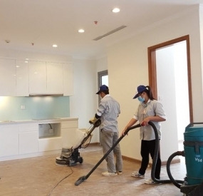 Dịch vụ vệ sinh sau xây dựng nhanh gọn và tiết kiệm